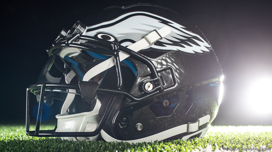 Eagles unveil new black helmets ahead of Kelly Green alternates -  Philadelphia Business Journal