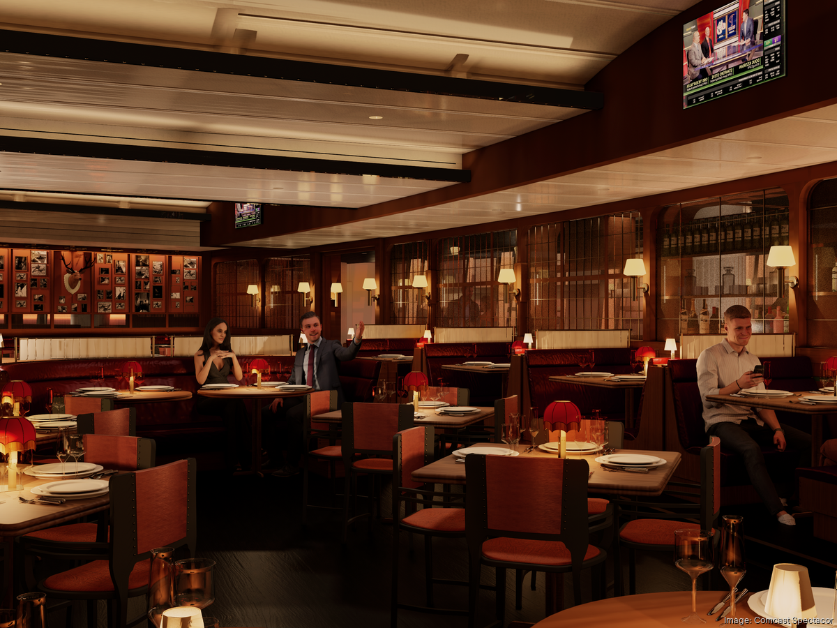 New $50M Club Level at the Wells Fargo Center will open this fall with new  restaurants, bars, retail and seating options 