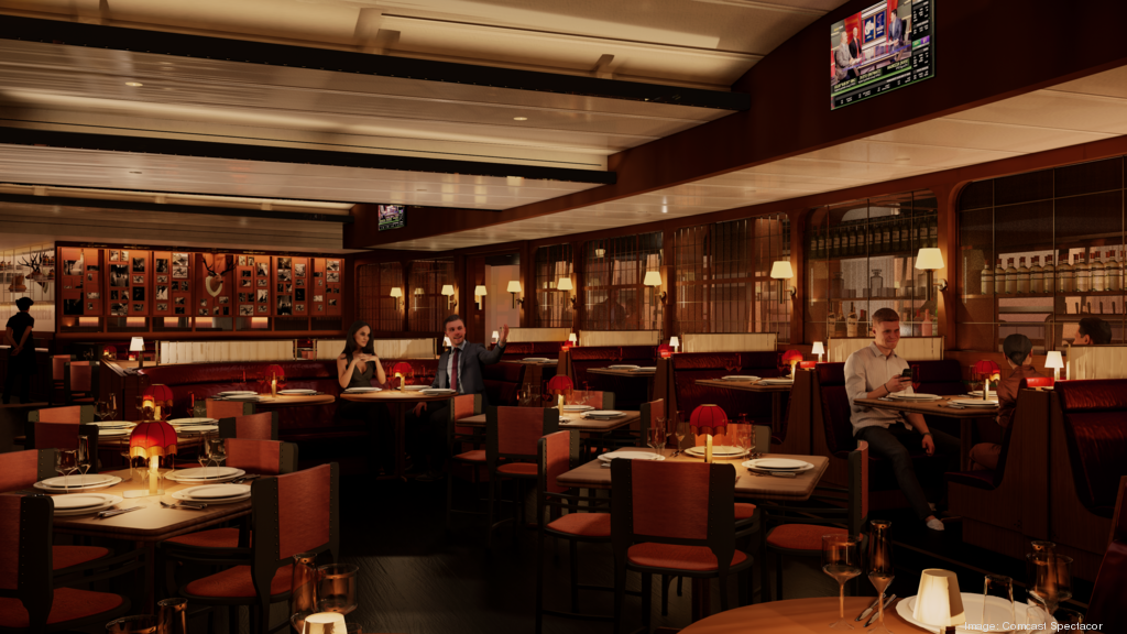 New $50M Club Level at the Wells Fargo Center will open this fall with new  restaurants, bars, retail and seating options 