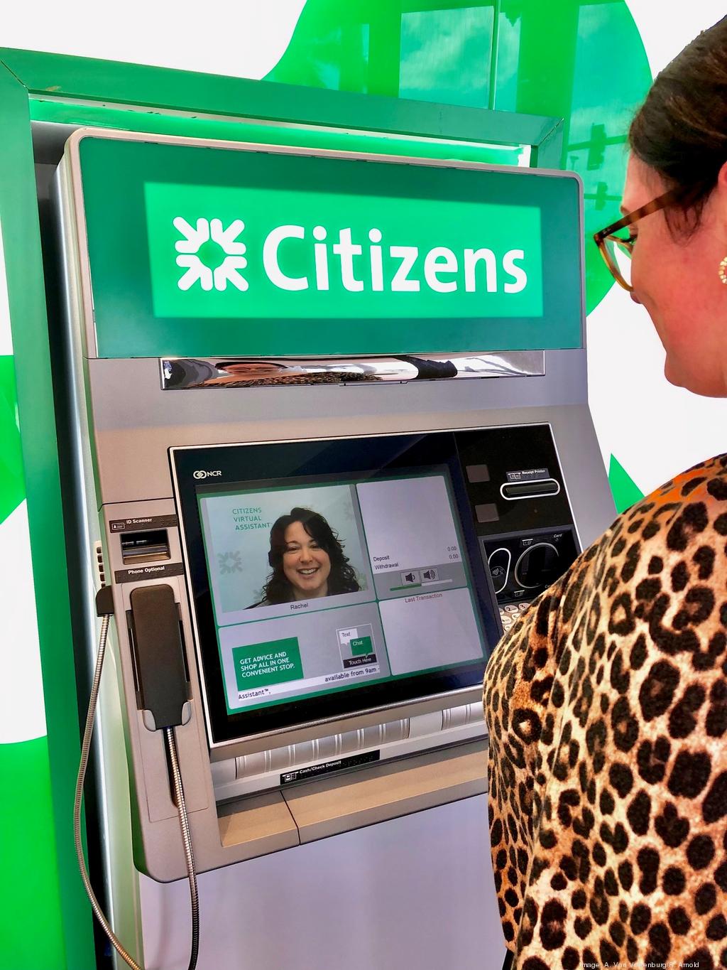 Citizens bank best sale deposit check atm