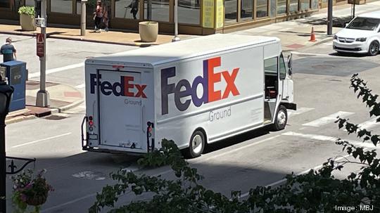 FedEx Ground vehicle