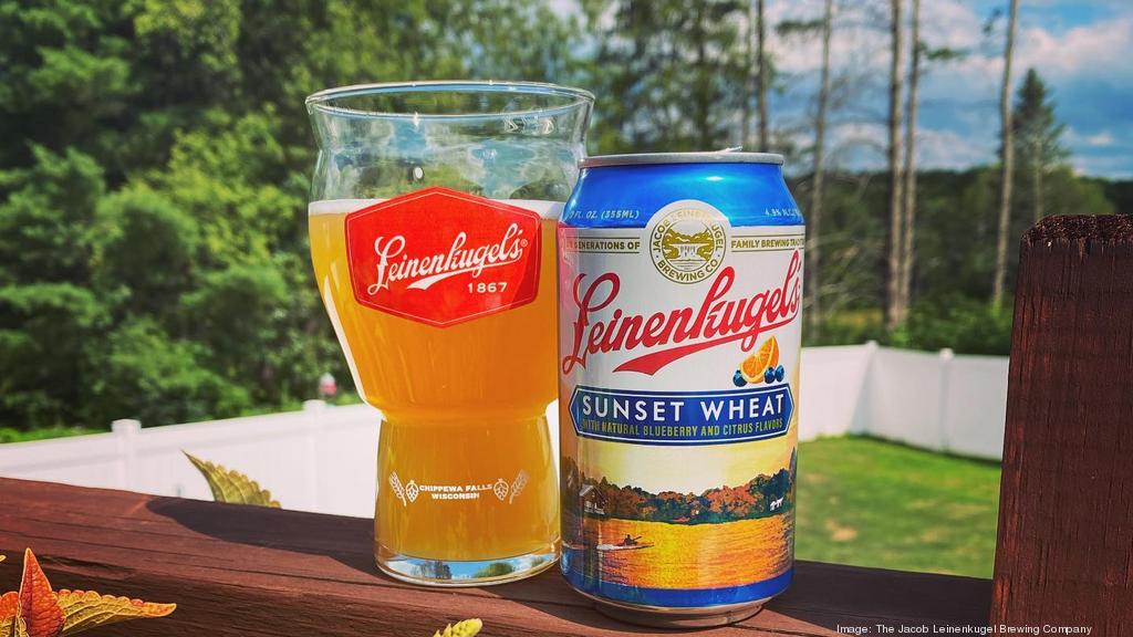 LEINENKUGELS Sunset Wheat Wisconsin STICKER craft beer brewery brewing 
