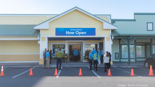 The Waimea Branch in Parker Ranch Center is now open.