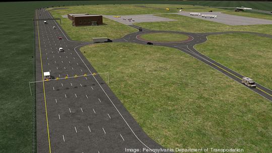 PennSTART - Rendering of Test Track High Speed Area