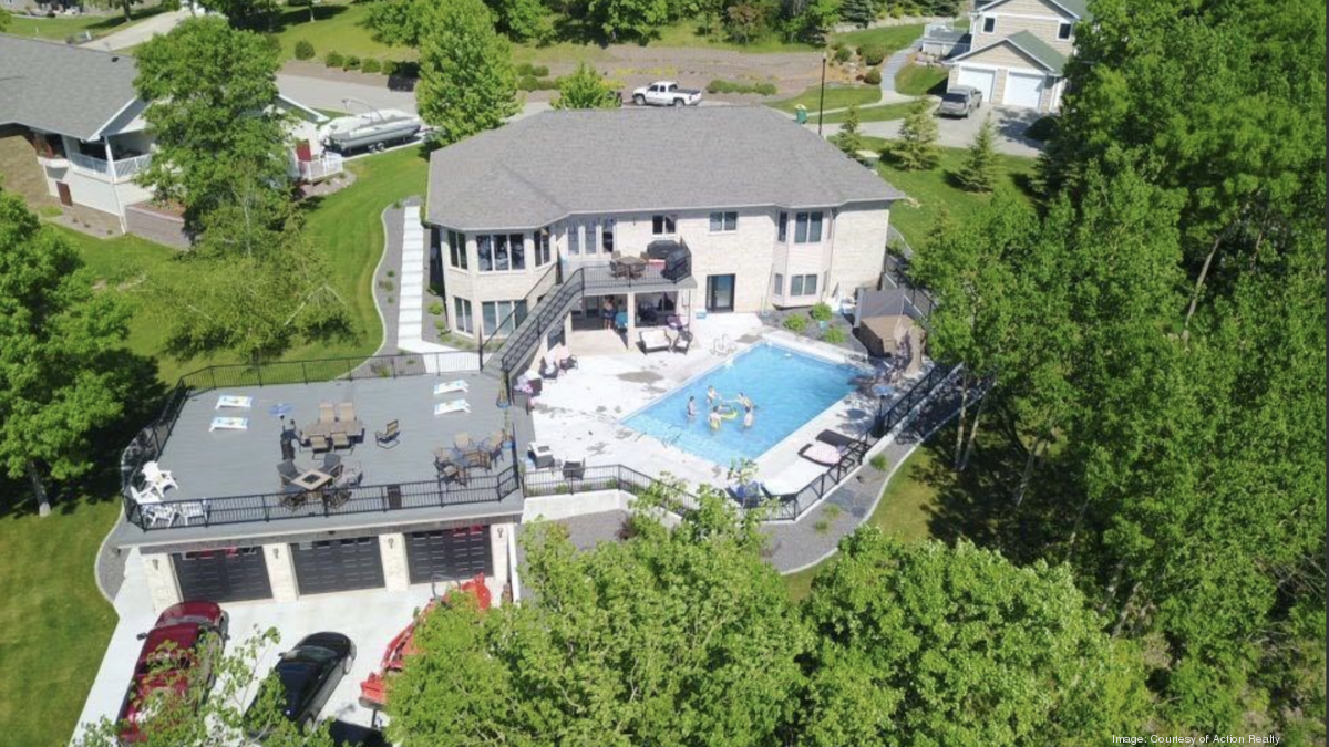 Dream Cabins Detroit Lakes home with inground pool lists for 1.4