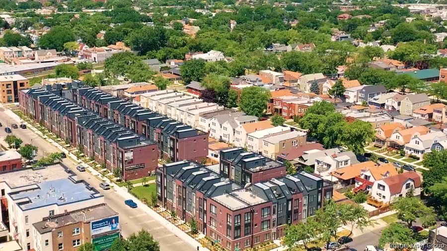Newly built Chicago townhome complex The Avondale for sale Chicago