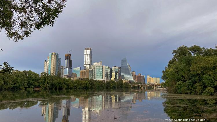 A view of downtown Austin from Zilker Park in August. MIKE CHRISTEN/ABJ