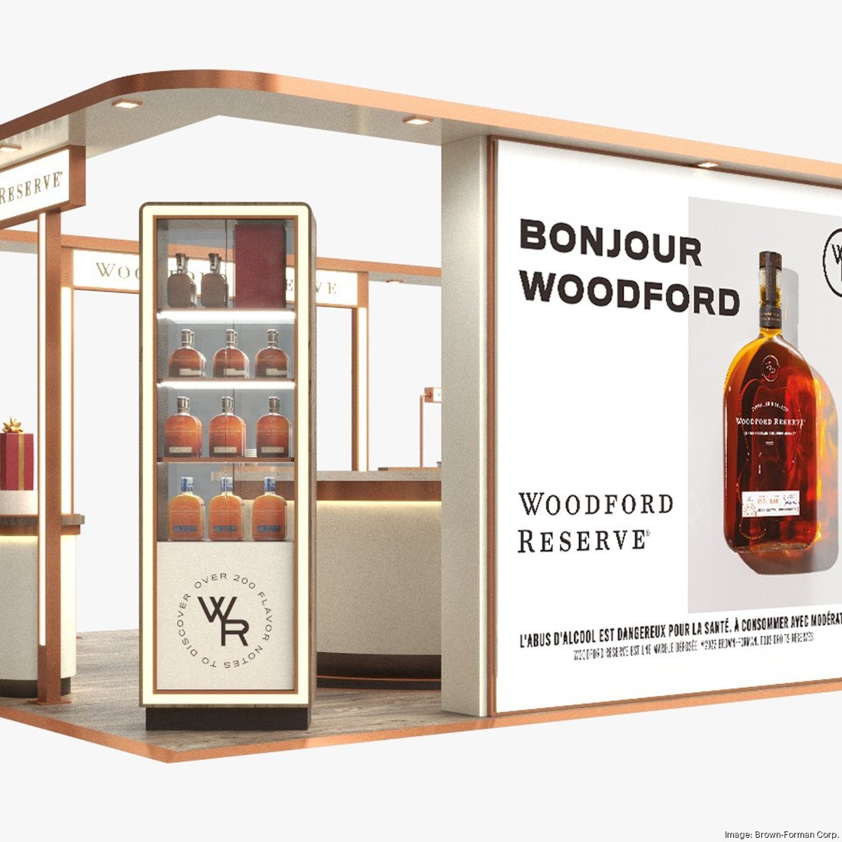 WOODFORD RESERVE オリジナルパブミラー 非売品 WOODFORD RESERVE オリジナルパブミラー 非売品 WOODFORD RESERVE