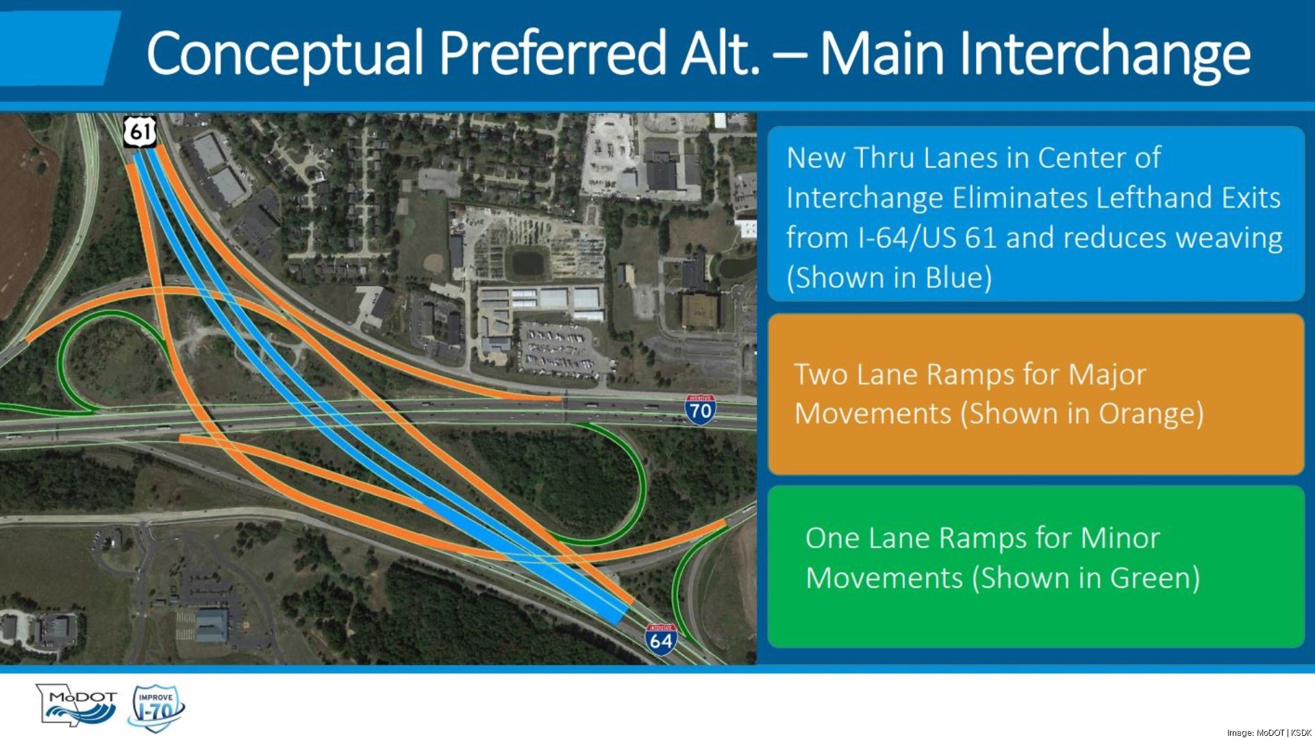 MoDOT displays new plan for St. Charles County I-70, I-64