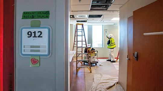 At Le Bonheur Children’s Hospital, construction team and staff members work seamlessly during expansion – while keeping kids in mind