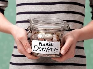 PLEASE DONATE CHARITY JAR