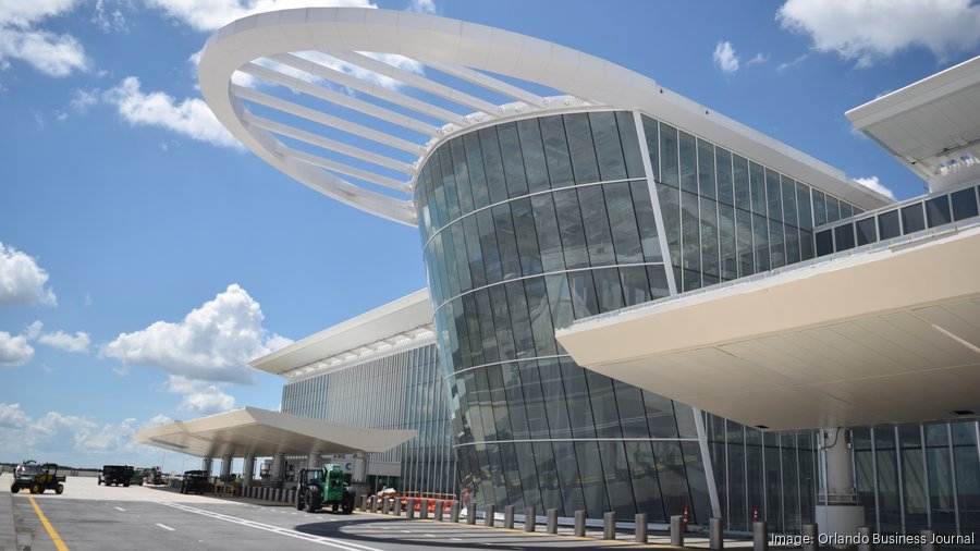 Orlando airport new Terminal C construction project for flights