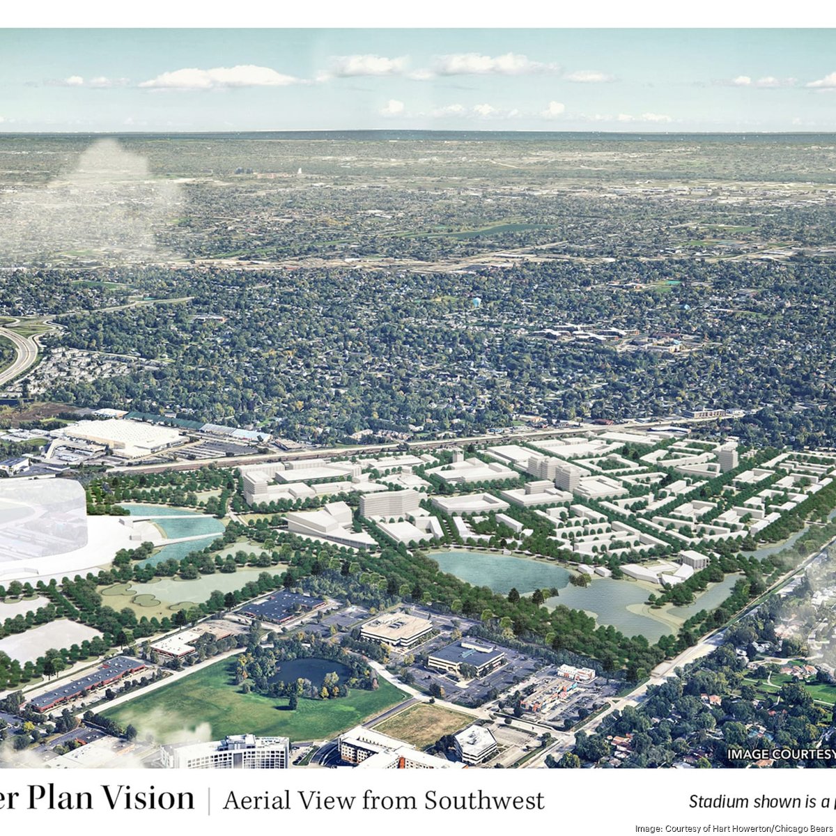 First Look at Chicago Bears Master Plan for Arlington Park. How