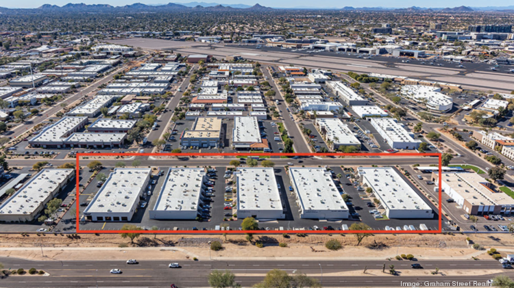 A San Francisco-based commercial real estate firm recently acquired Cimmaron Industrial Park in the Phoenix metro, the company's first Arizona acquisition.