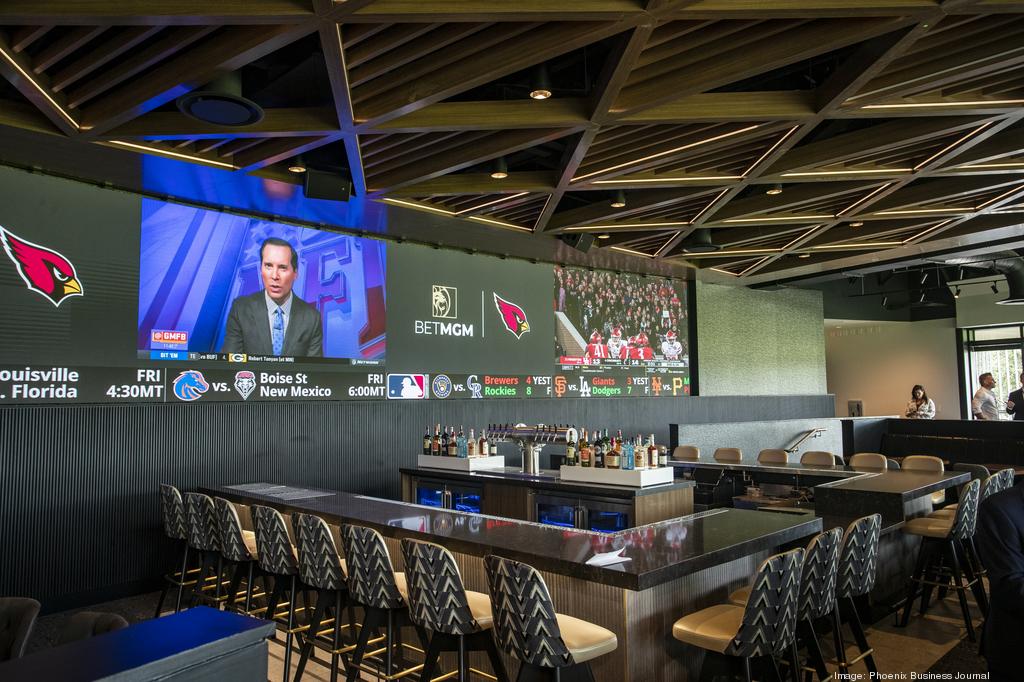 Front Office Sports on X: Today, the Arizona Cardinals opened their BetMGM  sportsbook — the first ever at an NFL Stadium.  / X