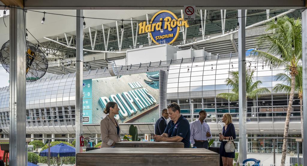 Hard Rock Stadium unveils new tailgate venue, Fountain Plaza Tailgate -  South Florida Business Journal