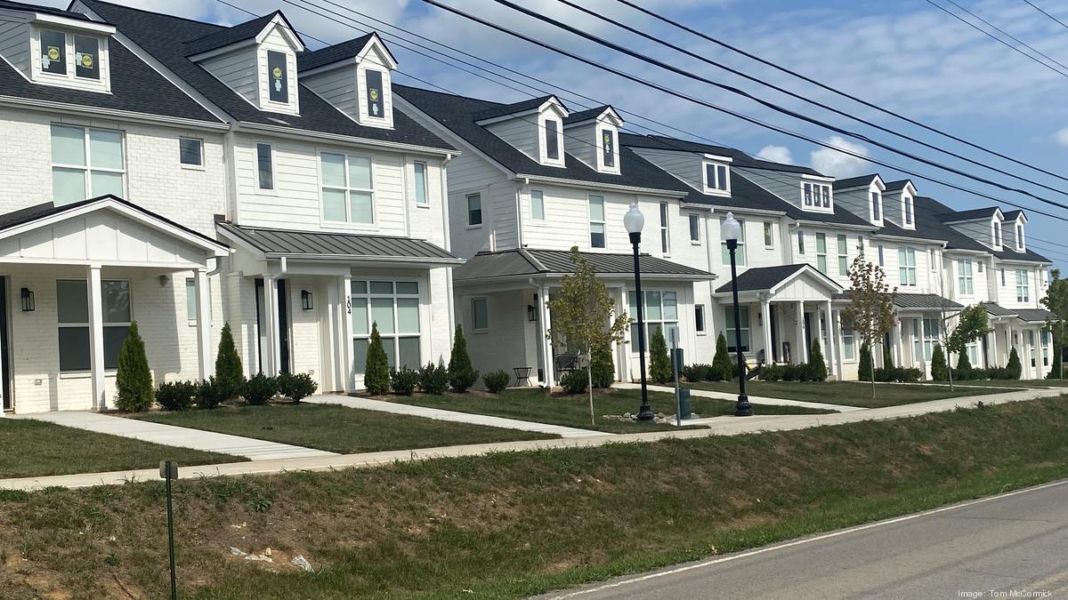 Developer eyes 2023 finish for Webb Reserve Townhomes Nashville