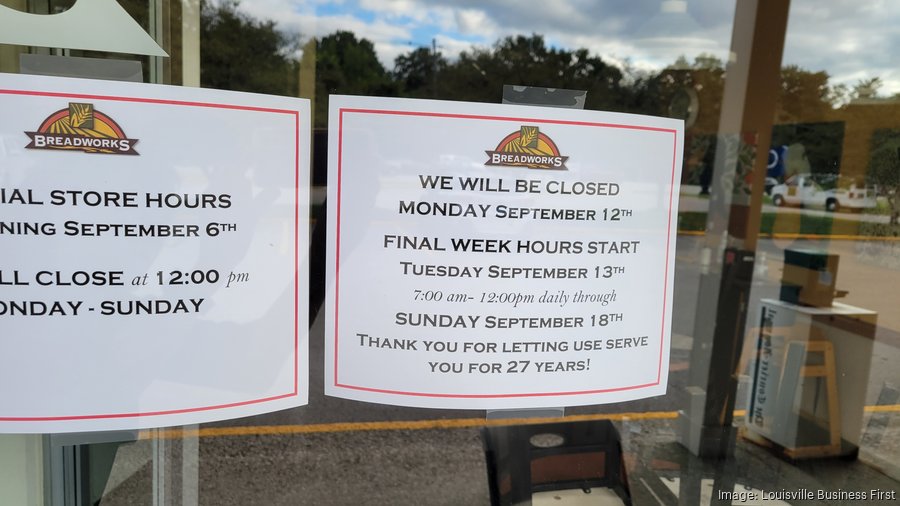 Breadworks to close permanently this week after 26 years in business