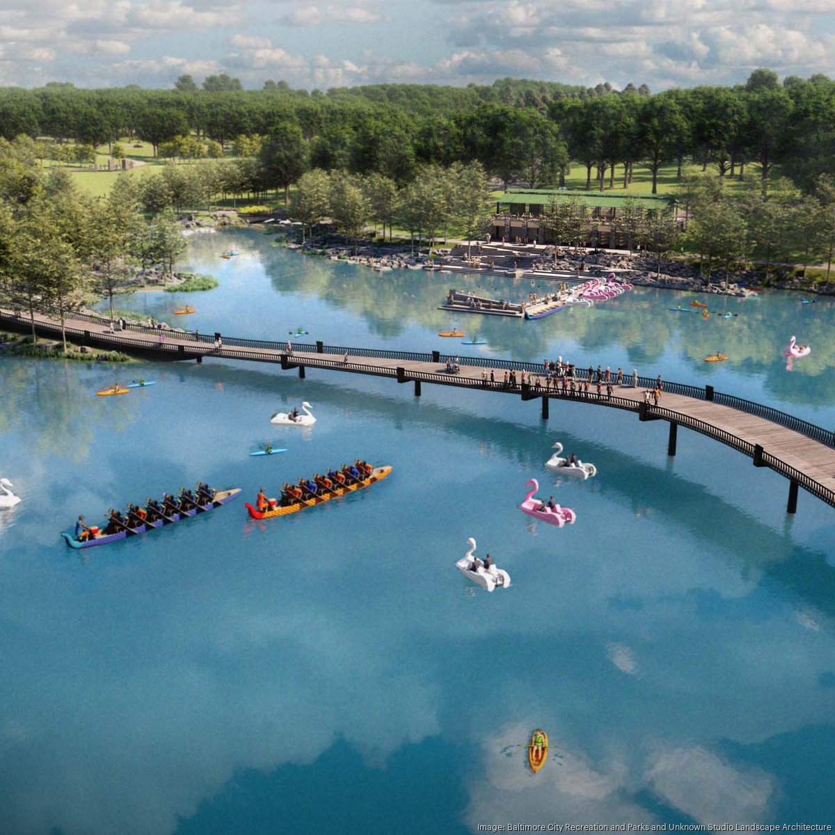 Baltimore's Druid Lake overhaul would add new recreation areas - Baltimore  Business Journal