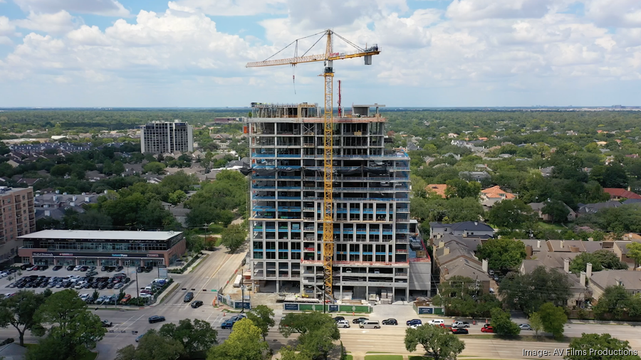 Pelican Builders tops out on The Hawthorne condo tower in Tanglewood ...