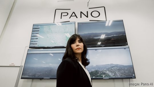 Sonia Kastner (CEO) & Pano 360 Status Wall