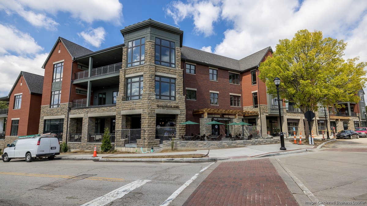 Residences at One Highland offer Cincinnati skyline views, complete