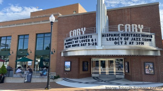 downtown Cary theater