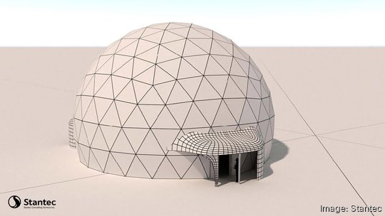 Dali Museum dome rendering