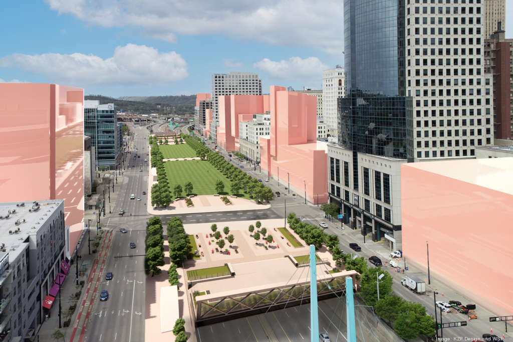 Will the Fort Washington Way decks host a permanent park or development?