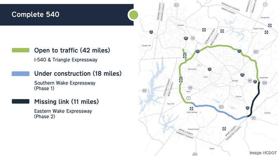 540 loop project gets $100M in funding to advance work - Triangle ...