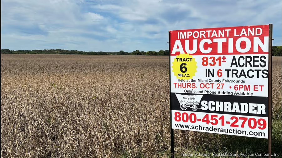 Troy farm spanning 830 acres up for auction this month Dayton