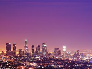 Los Angeles at dusk