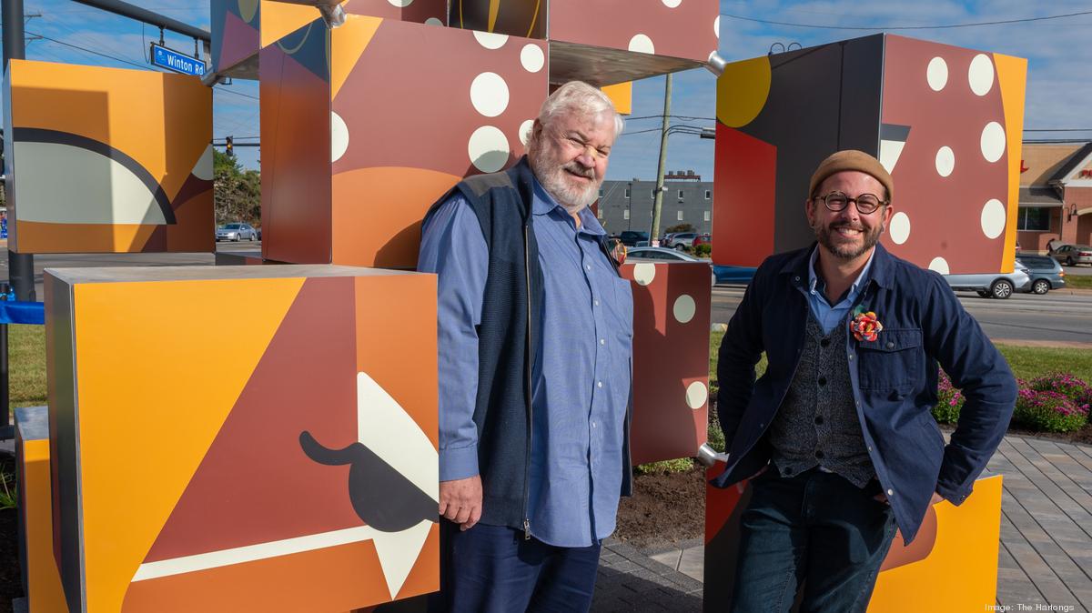 Charley Harper sculpture by artist Micah Landers ‘a warm hug’ in