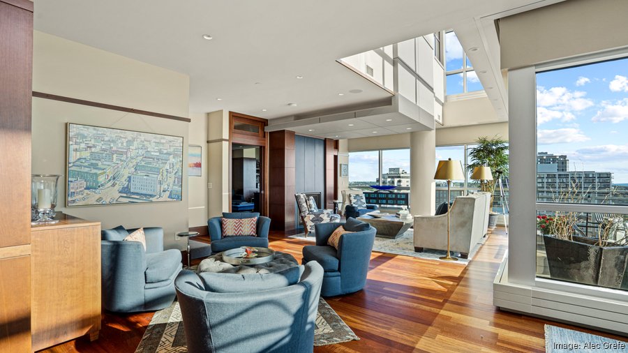 View of Two-story penthouse condo overlooking Lake Michigan sells for $1.3 ...