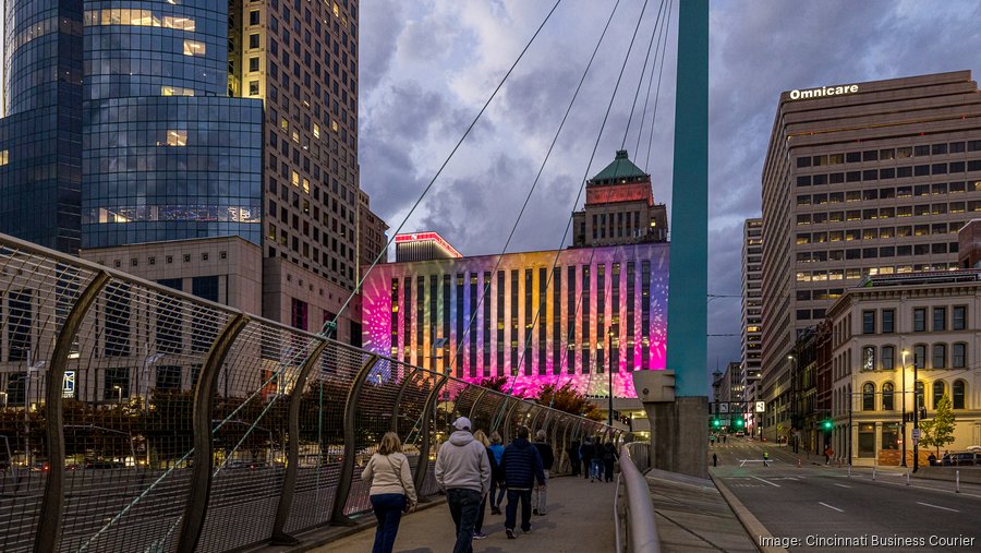 Blink Cincinnati takes over the Banks with drones and lights