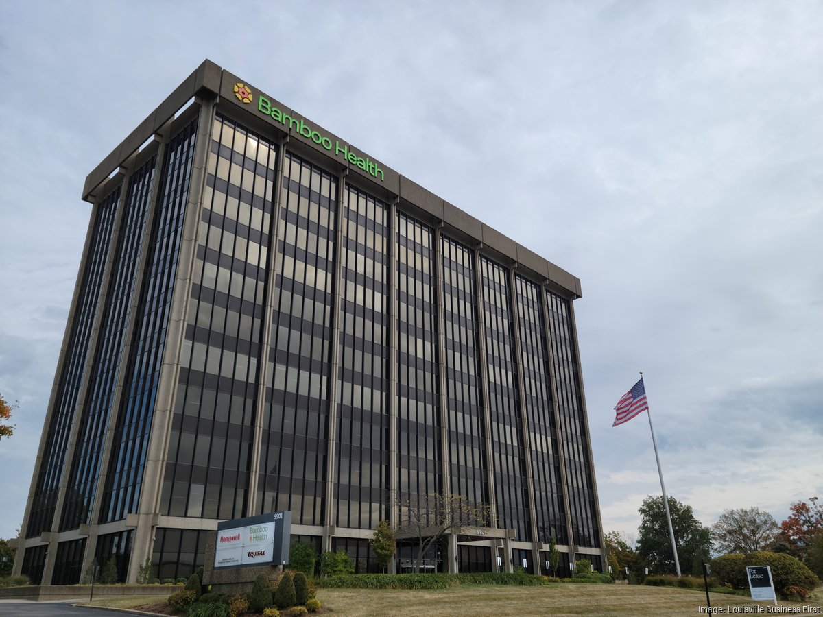 New signage goes up on Bamboo Health headquarters in