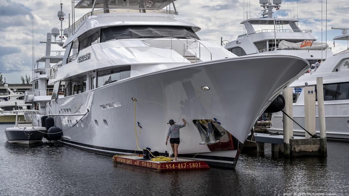 Yachts get spiffy for Fort Lauderdale International Boat Show South