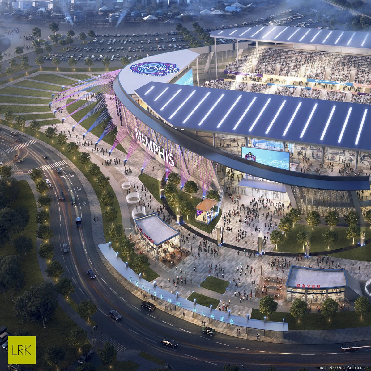 City $684M proposal FedExForum, Liberty Stadium, AutoZone