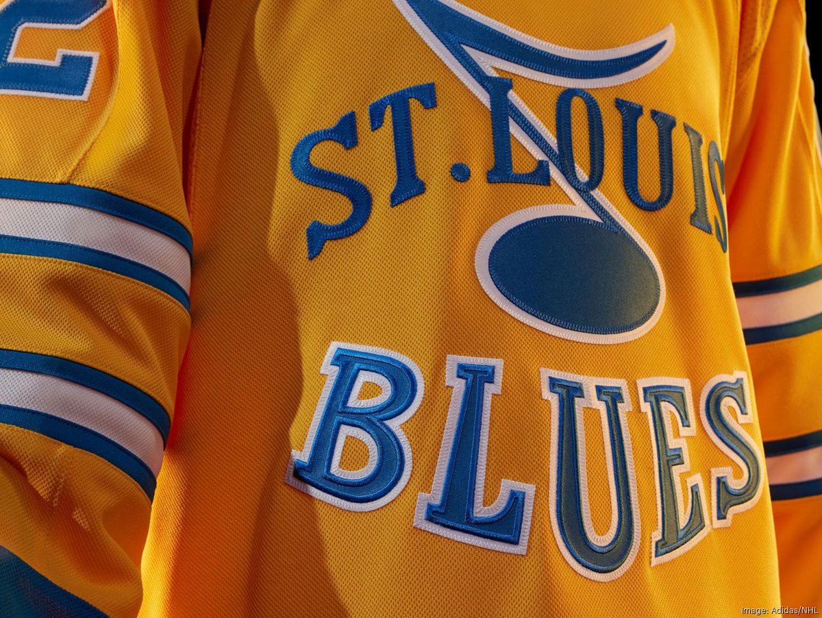 St. Louis Blues original prototype logo featured on Reverse Retro jersey -  St. Louis Business Journal