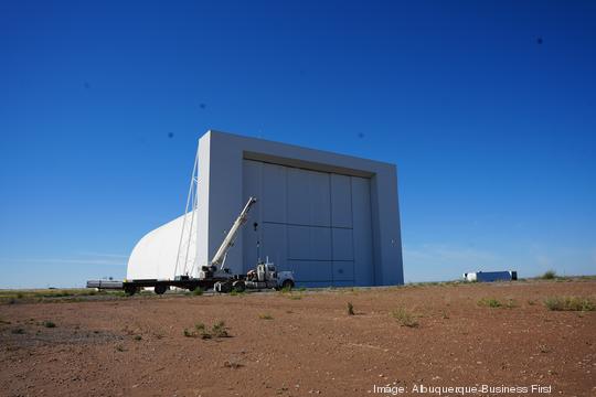 Sceye Inc. hangar from far left