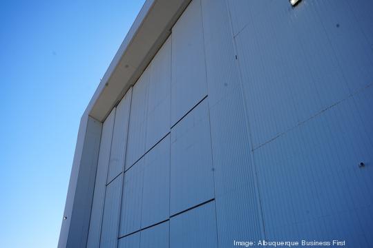 Sceye Inc. hangar front door detail