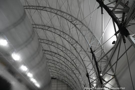 HAPS left side and left hangar wall