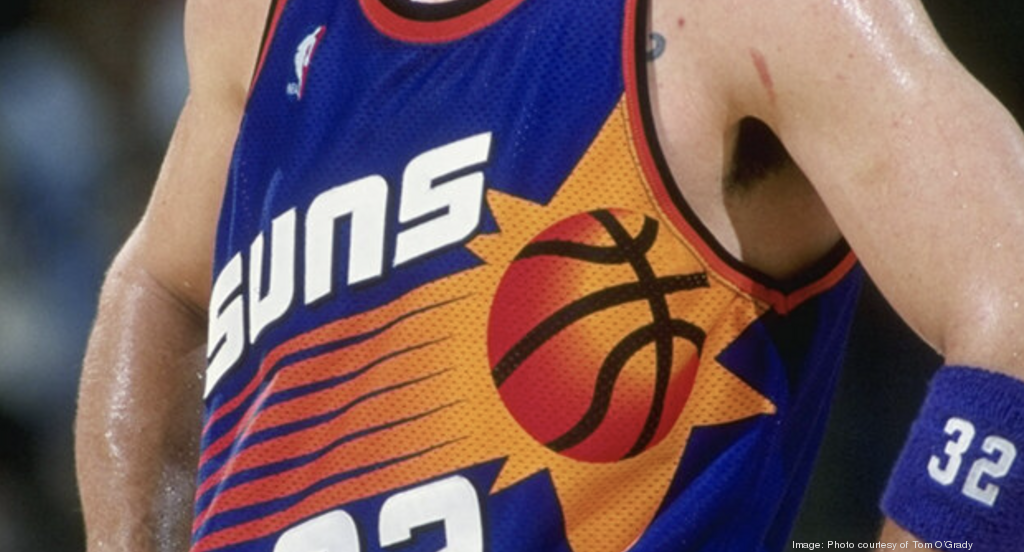 Devin Booker sets internet ablaze with '93 Finals throwback shirt
