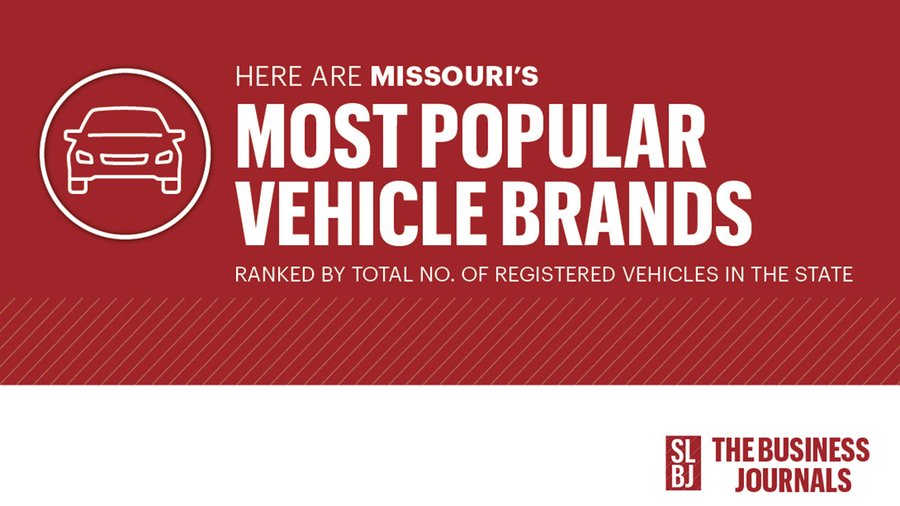 Here are the most popular car and vehicle brands in Missouri, according to the Missouri