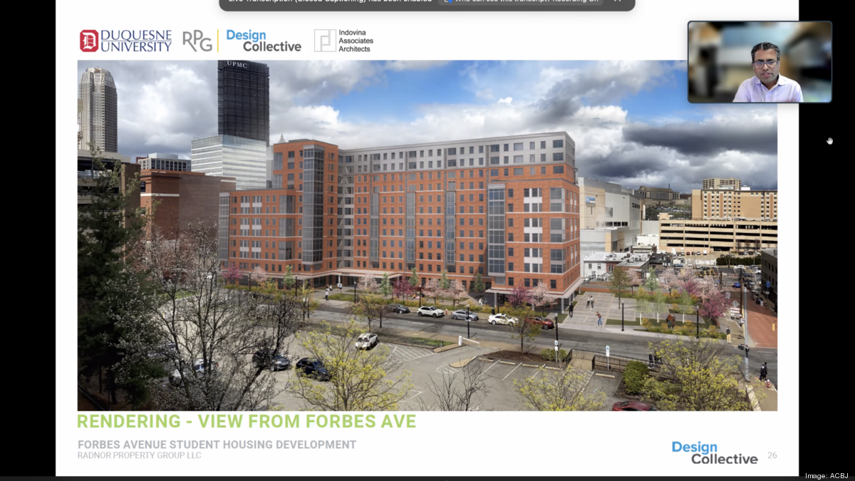 Duquesne University proposes new 12story student housing project for