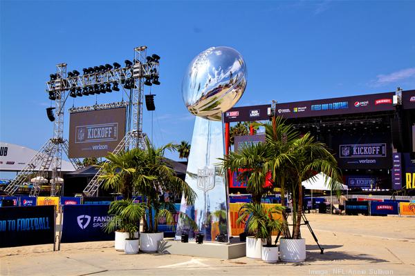 NFL Shop at Super Bowl sale today in downtown Phoenix