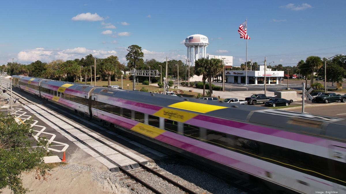 Brightline trains tested at full speed as private railroad's Florida