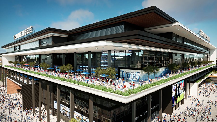 New Titans stadium renderings include first-of-its-kind wraparound porches