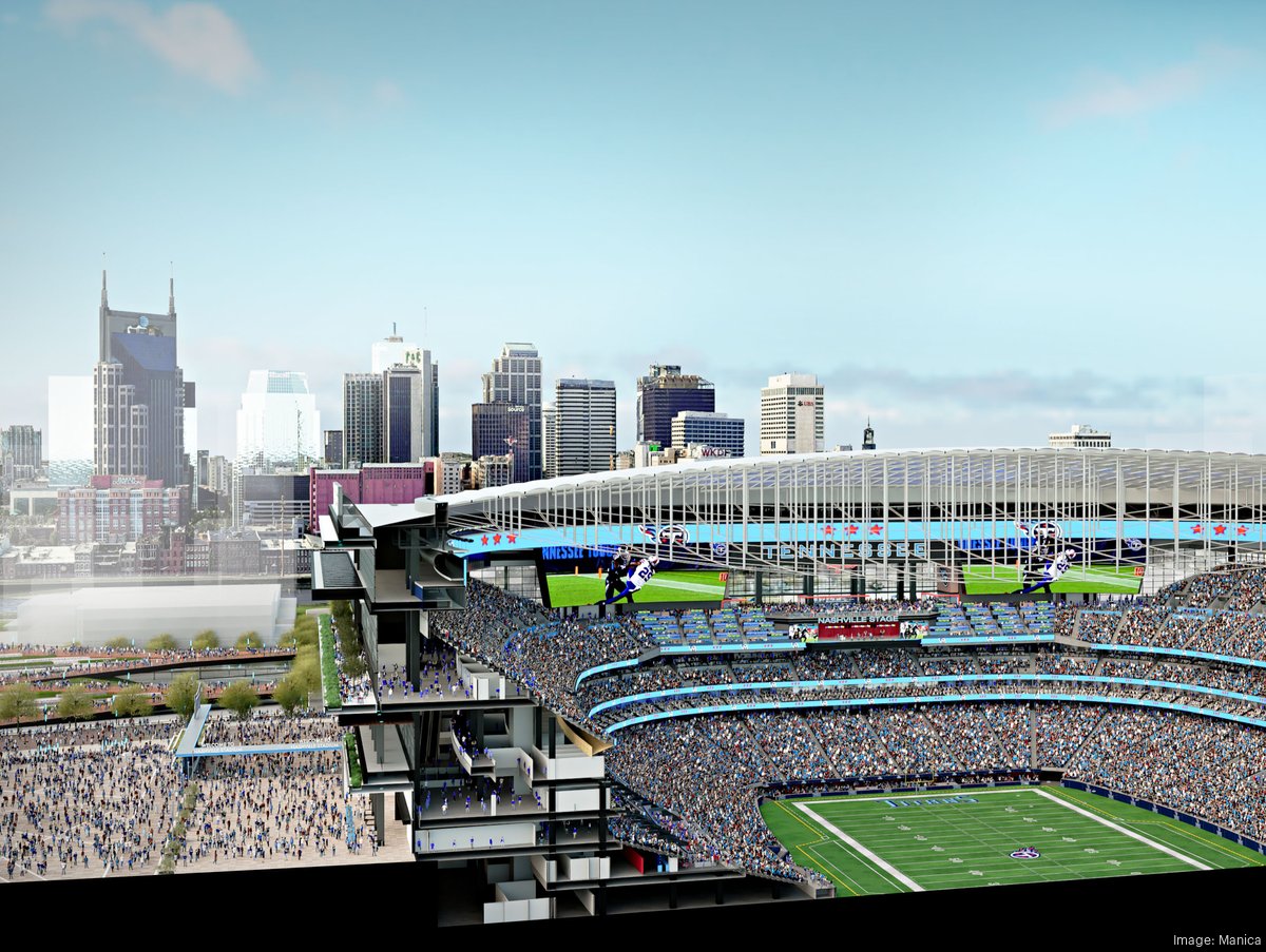 Will the new $2.1 billion Titans stadium be large enough to host big events,  Super Bowl?