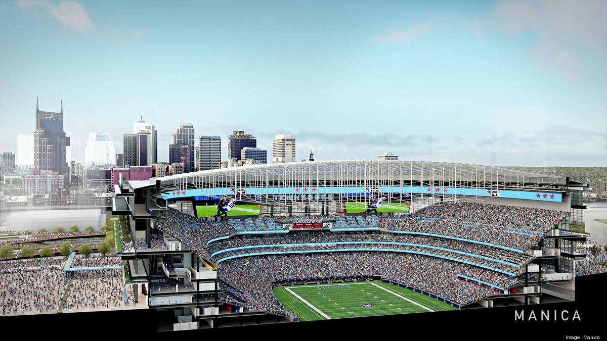 Tennessee Titans release stadium construction site plans Nashville
